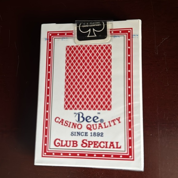 Vintage Bee Playing Cards No 92 Club Special Bee Playing Cards 1892 Unopened - Picture 2 of 2
